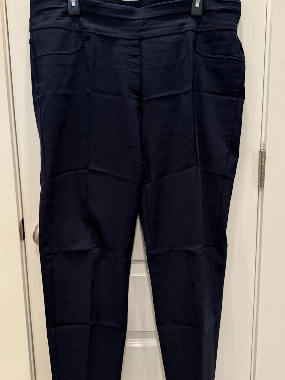 Ruby Rd. Navy Women's Stretch Ponte Pants